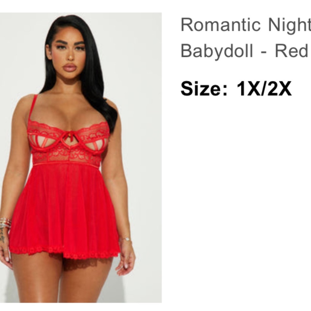 Babydoll lingerie